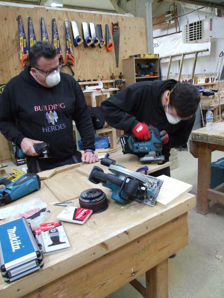 Students on the course at Chichester College